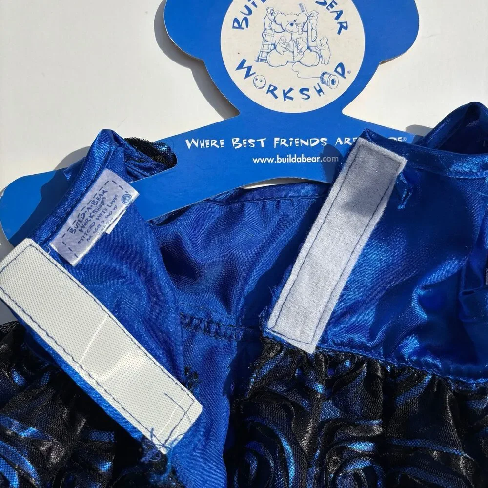 Build a Bear Royal Blue & Black Fancy Dress